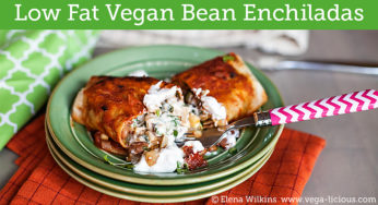 Low Fat Vegan Bean Enchilada Recipe