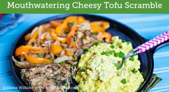 Vegan Cheesy Tofu Scramble Recipe