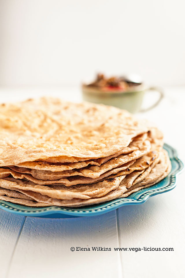 Homemade Whole Wheat Tortilla is a healthy, unleavened option that takes only minutes to make. Enjoy with soups, dipping or for waist slimming veggie wraps.