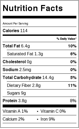 vegan energy truffles label