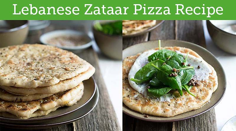 Vegan Lebanese Zataar Pizza Recipe