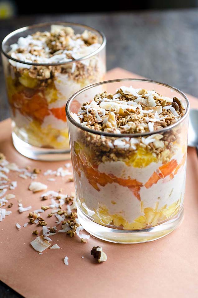 Beautifully orchestrated tastes of Mexican cuisine and a health loving plant based diet have come together to create this guiltless dessert--a vegan parfait! 